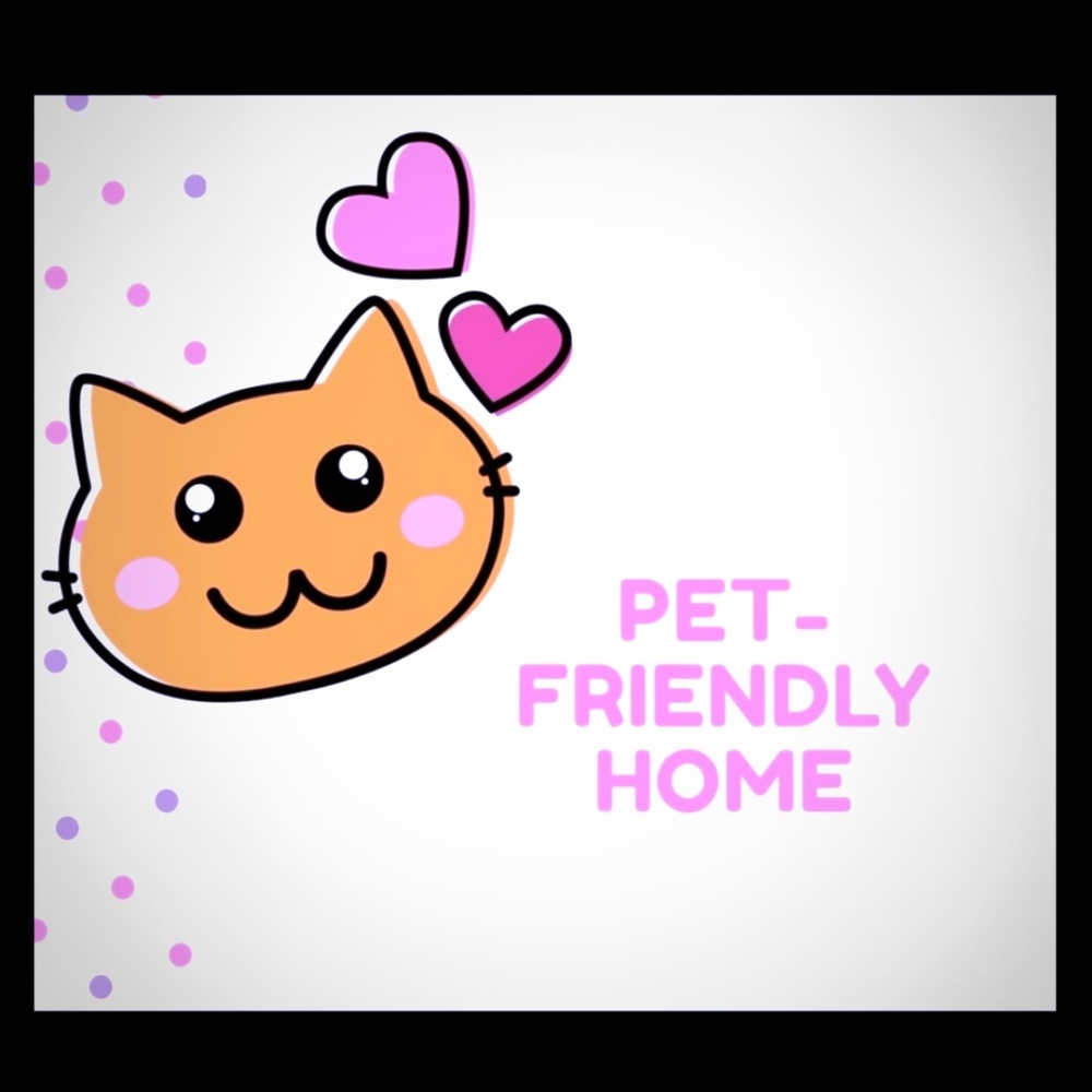 Pet-friendly home - attn: those with allergies